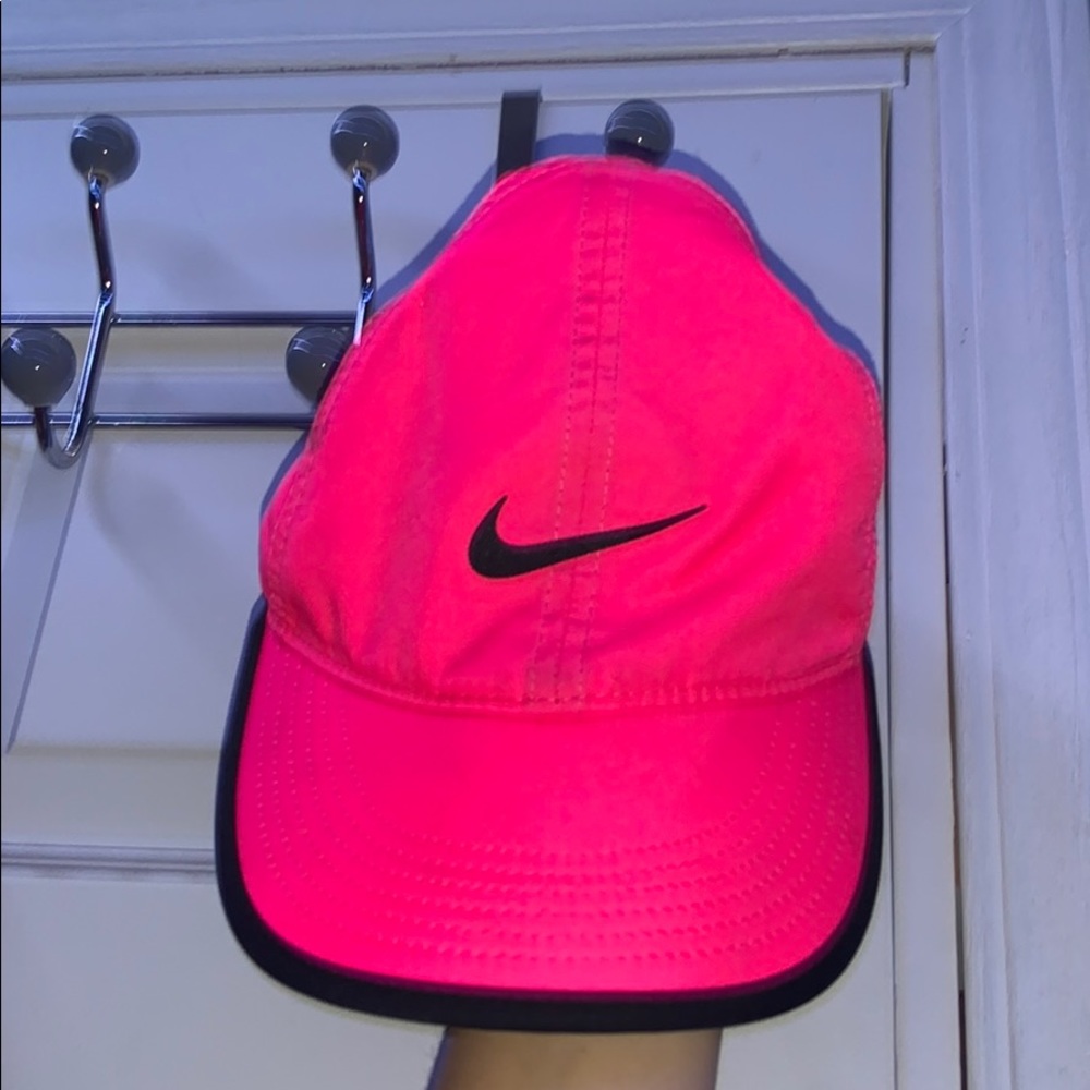 Neon Pink Nike Hat
